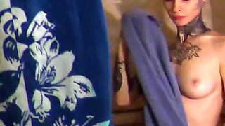 Redhead Bitch Squirts in the Shower