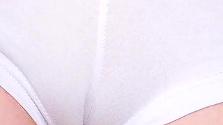 Stepsister Sexy Cameltoe Pussy Close up