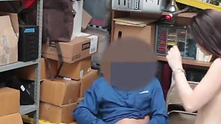 Crook chick caught and banged