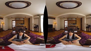 Superb asian teen crazy VR video