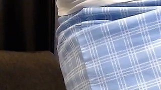 Mini Skirt Sexy Tease Flashing