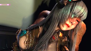 Shenhee Seduce the Big Cock Commander - 3D Animation