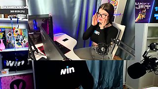 Twitch streamer adult movie star worships DT and doggystyle