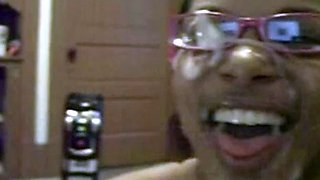 Creamy Facial for Ebony Webcam Girl