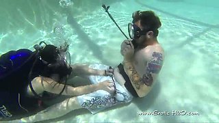 Incredible hooker under water sex