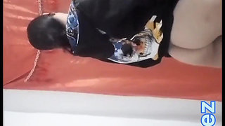 18-year-old College Girl Plays with Her Stepbrother's Cock