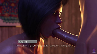 Sharing a Bed with My MILF Stepmom on Vacation Trip! Secret affair - Midnight Paradise