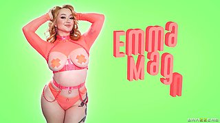 Curvy Cuties Vs Huge Cock - Jessie Rogers, Emma Magnolia And Isiah Maxwell