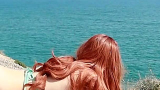 New Video in My Store Outdoor Sex Ends with a Cumshot on My Feet