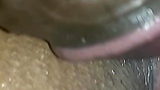 Pinki Pussy Close-up Fucking Doggy Style and Cum on Pussy