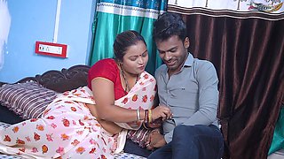Desi Mallu Bhabhi Hardcore Fuck with Her Step Son's Friend When She Was Alone at Home Full Movie Hindi Audio