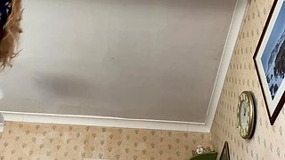 Busty amateur milf masturbates in the shower