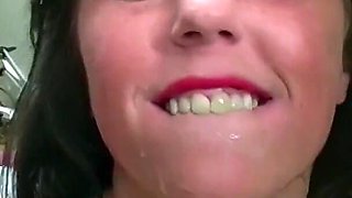 Multiple Facials and Oral Cumshots Pepper Her in Quick Succession