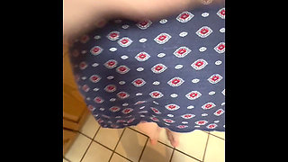 PAWG Gets Bent Over in the Kitchen Wearing a Sundress by a Perfect Cock
