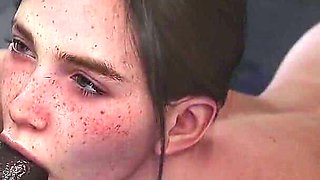 Madruga3d Intense Hardcore Doggy-style Sex with a Naughty Slut Addicted to Massive Black Cocks, Featuring Rough Dirty Fucking