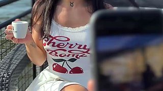 Brunette Cara Mella Shows What German Girls Are All About