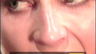 Blonde on cock...bedroom sex