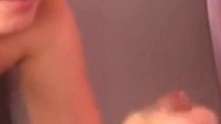 Blonde Shocked to See Glory Hole