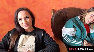 Kristy Black & Megan Inky Gape Escape Lesbian Anal Fisting 3Way HD