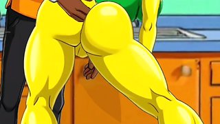 Marge Fucked While Homer's Takes a Nap - 2D Simpsons Animation