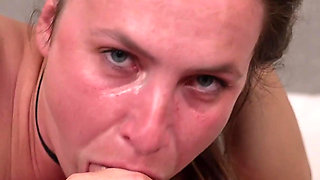 Russian Babe Gets Cumshot All Over Her Ass