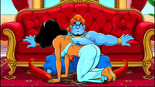 Princess Jasmine, Aladdin's Cuckolded Wife. Cartoon Parody