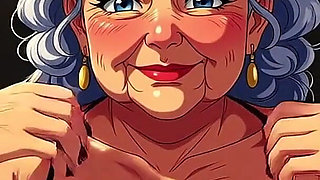 Cartoon Granny Animation Tits