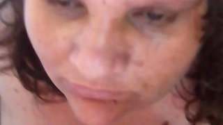 Husband & with Heated Bathroom Session - Belly Fuck Doggy Ass Fuck and Cum on Huge Big Boobs