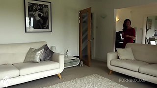 Naughty Asian Step Daughter Fucks The Handy Man While Mommy Is Away