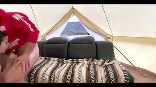 Girl Gets Creampied by Her Step Brother While Camping