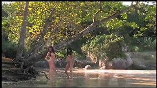 Fabiane Thompson and Agatha Cristine are from the Brazilian Islands