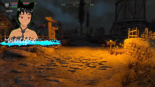 Skyrim B and L Mod - Going Out and Fucking a Hot Goth Vampire and Having an Orgy