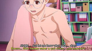 Japanese anime momo chan and okarun