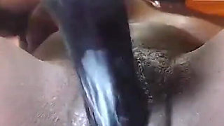 Pounding My Pussy with 12inch Dildo Creaming Orgasms