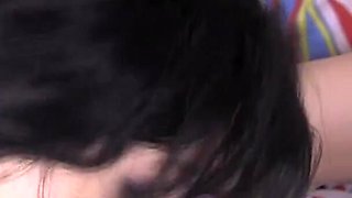 Cute teen slut rides big dick