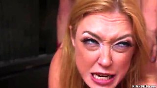 Lesbian Stepdaughters Anal Domination - Dee Williams & Simone Sonay Rough BDSM Orgy