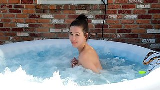 Amateur blondie solo anal masturbation