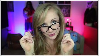 Leianam Young French Girl With Glasses Sucks A Big Dildo In Deepthroat Mode