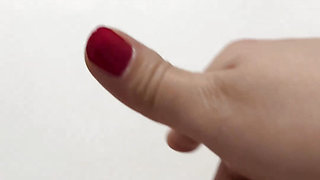 Playing with dildo and masturbation Turkish girl