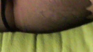 Black Pantyhose Take off and Masturbate