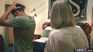 Teen exchange student Lilly Bell stays with crazy step family