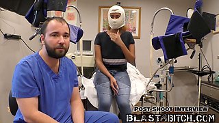 Taylor Ortega's pussy gets creampied in a POV medical roleplay