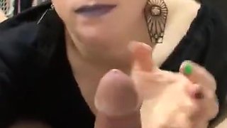 Sexy Emo Goth Girl Pov Sucks Licks Swallows And Clears Chamber