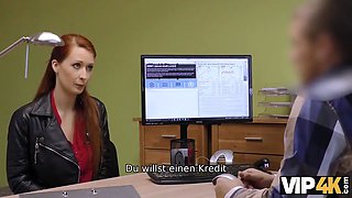 Vip4k. der kreditantrag wurde abgelehnt, weshalb sich die rothaarige Isabella Lui auszieht