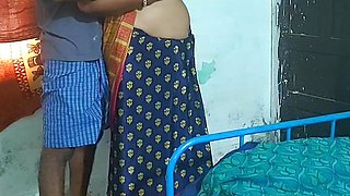 Step mother was standing and I lifted her saree and licked her pusssy then had sex with her.