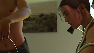 Lisa Total Investigation! by Dragofinder Studio - Anal Fingering and Pub Bathroom Sex 12
