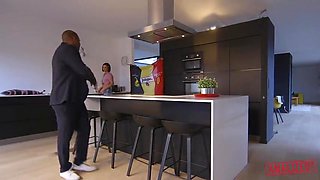 Alysa Gap Getting Gapped On The Kitchen Island