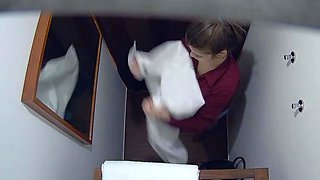 Schoolgirl fucked after the massage