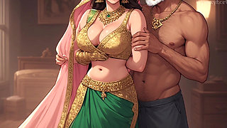 Top Beatiful and best desi horny Bhabhi with old man's