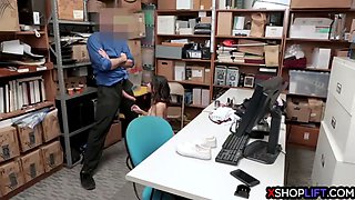 Asian teen thief played a game with security for freedom